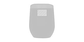 Tasse isotherme en acier inoxydable 350ml Corzach - Marquage Recto