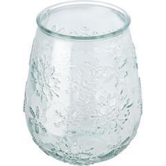 Porte-bougie décoratif en verre recyclé Feor