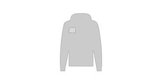 Sweat-shirt à capuche adulte en coton Hookus - Marquage poitrine droite