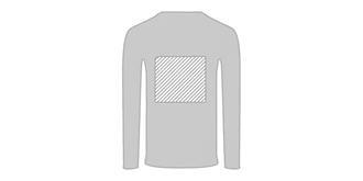 T-shirt à manches longues en coton Lonic - Marquage Verso