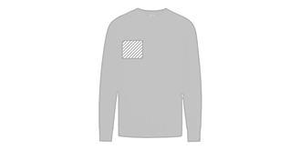 Sweat-shirt pour adulte en coton Lightweight - Marquage poitrine droite