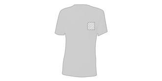 T-shirt élégant avec design féminin en coton Kreys - Marquage poitrine gauche