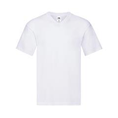 OBG PUB - T-shirt blanc à col V en coton pour adulte Iconion