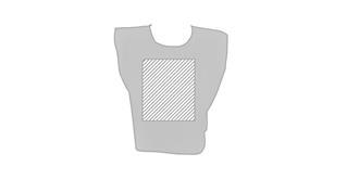 Chasuble de sport en polyester pour enfant Waxi - Marquage Recto