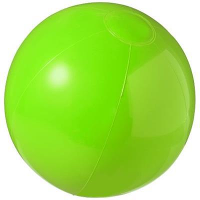 Ballon de plage unicolore en plastique PVC Bahmar Vert