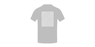 T-shirt manches courtes pour homme polyester Krat - Marquage Verso