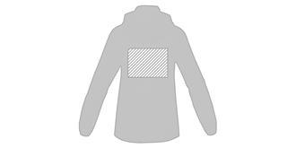 Veste capuche légère pour femme en nylon Dinsal - Marquage Verso