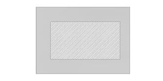 Trophée épais en verre avec base résistante Latos - Impression Bas