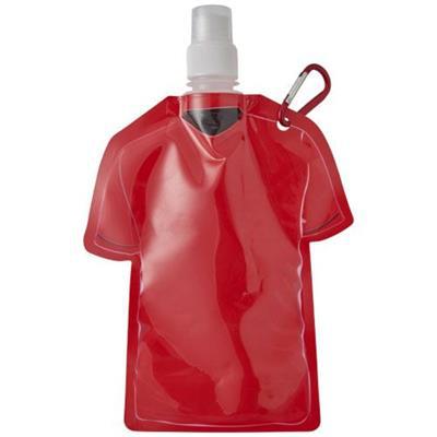 Poche à eau en forme de t-shirt plastique Tsouky Rouge