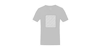T-shirt manches courtes col V femme Sumita - Marquage Recto