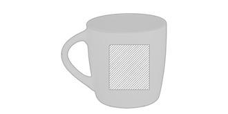 Tasse à café de 340ml en céramique Azrite - Marquage Verso