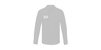 Chemise à manches longues en coton Polliux - Marquage poitrine gauche