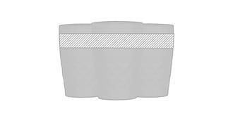 Mug isotherme de 350ml en acier inoxydable Georald - Marquage autour