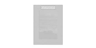 Porte photos en liège avec verre de protection Tap - Impression Haut