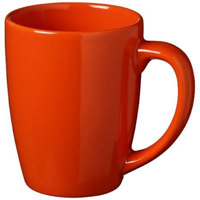 Mug en céramique de capacité 350ml Medallin Orange