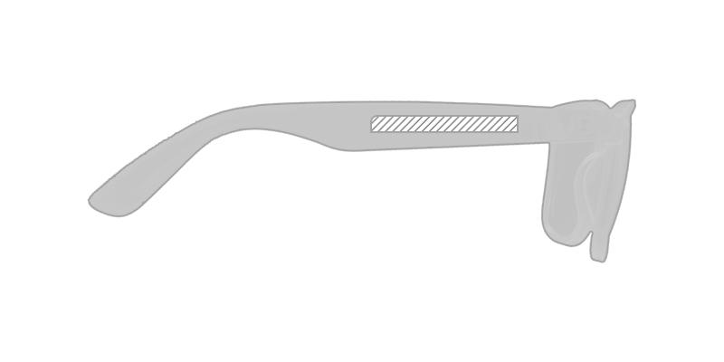 OBG.PUB - Lunettes de soleil discret en Polycarbonate Saruny - Marquage branche droite Lunettes de soleil discret en Polycarbonate Saruny - Marquage branche droite