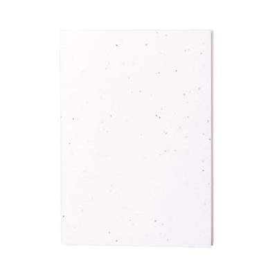 Carnet de notes A6 en papier biodégradable Nikel Blanc