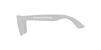 Lunettes de soleil en Polycarbonate Curnia - Marquage branche gauche
