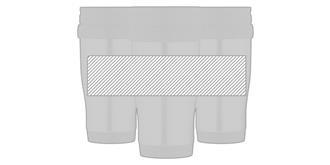 Mug isotherme robuste de 400ml en Acier Saniel - Marquage autour