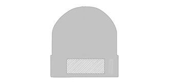 Bonnet en Coton organique Dison - Marquage Recto