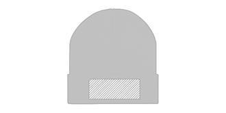 Bonnet en Coton organique Dison - Marquage Verso