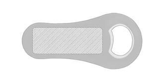 Décapsuleur aimanté pour frigo Puffy - Marquage Recto