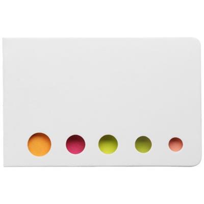 Mémos autocollants colorés en carton Ferson Blanc