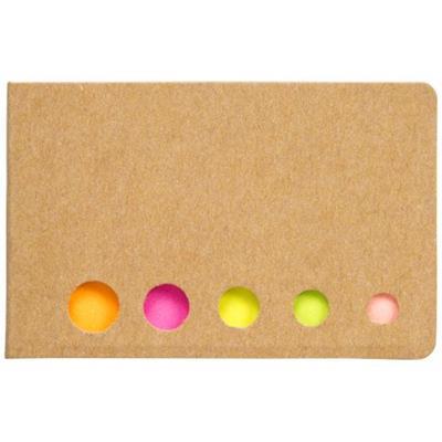 Mémos autocollants colorés en carton Ferson Naturel