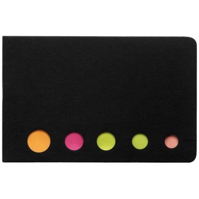 Mémos autocollants colorés en carton Ferson Noir