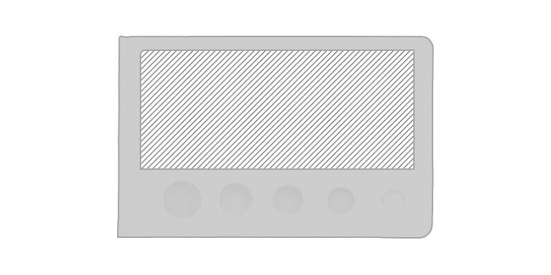 Mémos autocollants colorés en carton Ferson - Marquage Recto