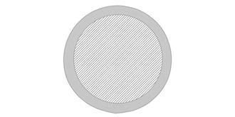 Chargeur sans fil rond en liège naturel Kibio - Marquage Recto