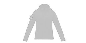 Veste Softshell pour femme en polyester Matcher - Marquage manche droite