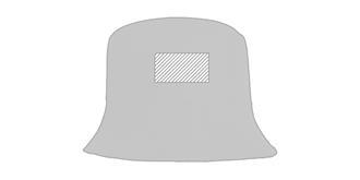 Bob en matière polyester pour adulte Jonni - Marquage Recto