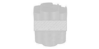 Mug 310 ml en matière acier inoxydable Dirtoxy - Marquage autour