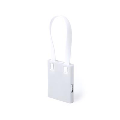 Port USB 2.0 en matière plastique PP Yurianis Blanc