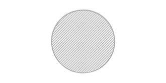 Sous-verre de forme arrondi en papier laminé Ruden - Marquage Recto