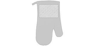 Manique en coton Manica - Marquage Recto