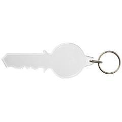 Porte-clés forme de clé en plastique Combo