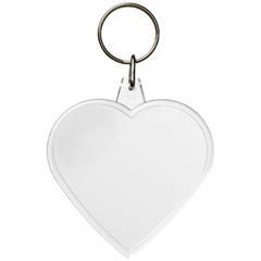 OBG PUB - Porte-clés forme de cœur en plastique Herz
