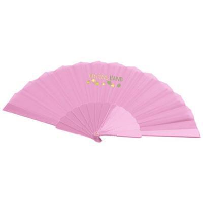 Eventail pai pai plissée en polyester Temari Magenta