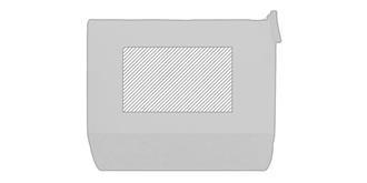 Trousse de toilette bicolore liège/coton Subruma - Marquage Recto