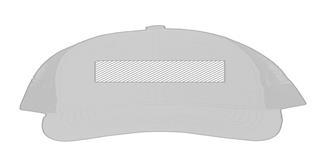 Casquette pratique bicolore en polyester Darex - Marquage Recto