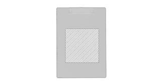 Organiseur écologique en fibre de bois Holisky - Marquage Recto