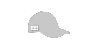 Casquette écologique pratique en coton Davies - Impression sur panneau droite