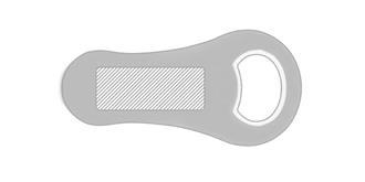 Décapsuleur magnétique pour frigo Striky - Marquage Recto