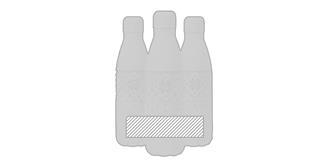 Bidon de 790 ml en acier inoxydable Yalow - Marquage autour