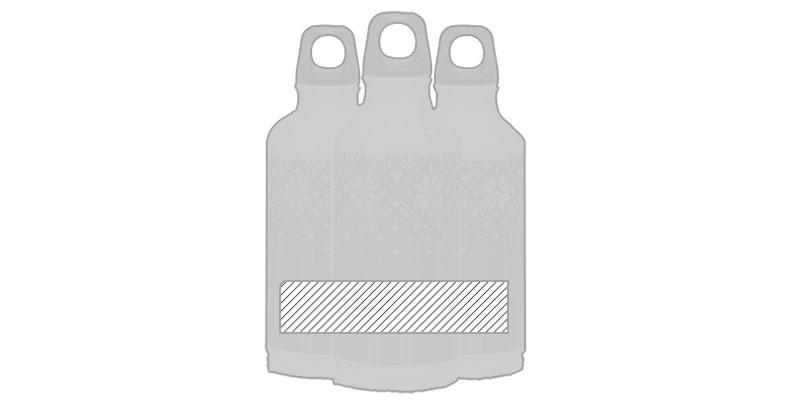 OBG.PUB - Bidon de 400 ml en aluminium avec bouchon Raves - Marquage autour Bidon de 400 ml en aluminium avec bouchon Raves - Marquage autour