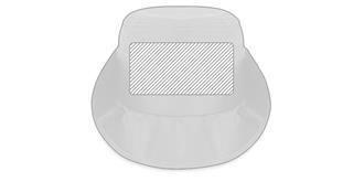 Chapeau cowboy avec cordon Yeeha - Marquage Recto