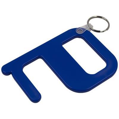 OBG.PUB - Porte-clés antibactérien en ABS résistant Plusty Bleu roi Porte-clés antibactérien en ABS résistant Plusty Bleu roi