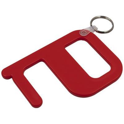OBG.PUB - Porte-clés antibactérien en ABS résistant Plusty Rouge Porte-clés antibactérien en ABS résistant Plusty Rouge